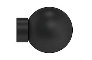 Hallis Arc 25mm Black Ball Finial