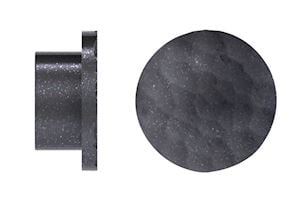 Hallis Arc 25mm Gunmetal Hammered Finial