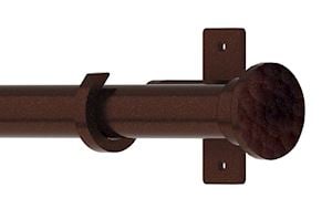 Hallis Arc 25mm Bronze Hammered Eyelet Pole - Thumbnail 2