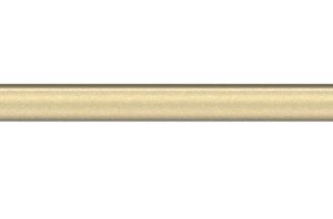 Hallis Arc 25mm Soft Brass Pole Only