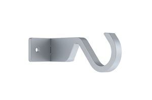 Hallis Arc 25mm Soft Silver Ceiling Bracket