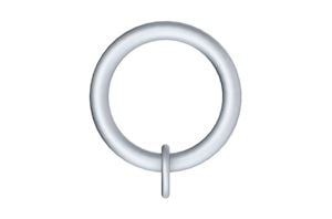 Hallis Arc 25mm Soft Silver Disc Curtain Pole - Thumbnail 3