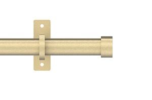 Hallis Arc 25mm Soft Brass Stud Eyelet Pole - Thumbnail 1