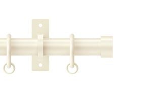 Hallis Arc 25mm Linen Stud Curtain Pole - Thumbnail 1