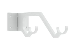 Hallis Arc 25mm China White Double Passing Bracket