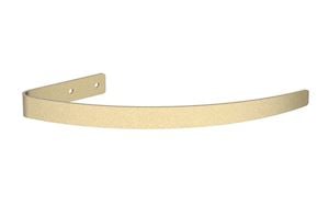 Hallis Arc Soft Brass Metal Curtain Holdback