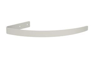 Hallis Arc Warm Grey Metal Curtain Holdback