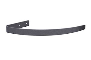 Hallis Arc Gunmetal Curtain Holdback