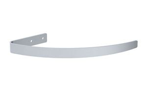 Hallis Arc Soft Silver Metal Curtain Holdback