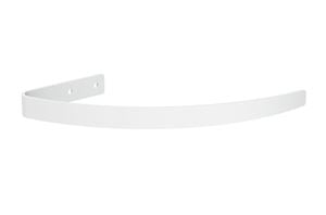 Hallis Arc China White Metal Curtain Holdback