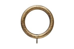 Hallis Ashbridge 45mm Baroque Gold Botanical Wooden Curtain Pole - Thumbnail 4