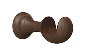 Hallis Eden 35mm Cocoa Ball Wooden Curtain Pole - Thumbnail 2