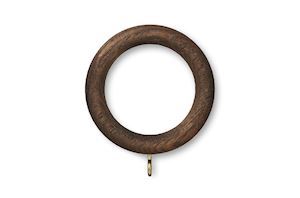 Hallis Eden 35mm Cocoa Ball Wooden Curtain Pole - Thumbnail 3