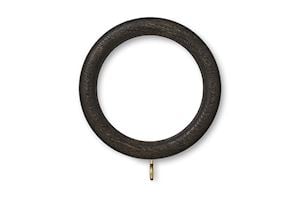 Hallis Eden 45mm Umber Wooden Rings - Thumbnail 1