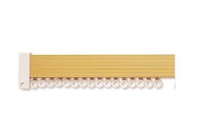 Hallis Superglide Uncorded Metal Curtain Track Gold - Thumbnail 1