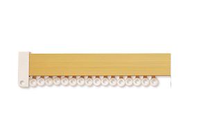 Hallis Superglide Uncorded Metal Curtain Track Gold