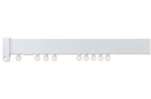 Hallis Superglide Uncorded Metal Curtain Track White - Thumbnail 1