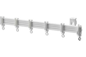 Harrison Drape White Aluminium Curtain Track