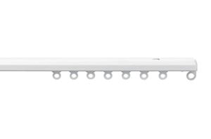 Integra Discreet White Metal Ceiling Fix Curtain Track