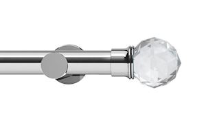 Integra 28mm Elements Capella Chrome Eyelet Pole - Thumbnail 1