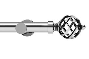 Integra 28mm Elements Titan Chrome Eyelet Pole - Thumbnail 1