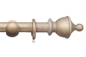 Integra 35mm Masterpiece Urn Cream Gold Wooden Curtain Pole