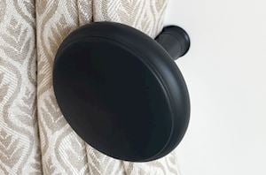 Jones Shore Wooden Curtain Holdbacks Black - Thumbnail 2
