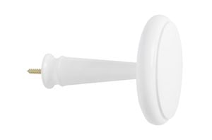 Jones Shore Wooden Curtain Holdbacks White