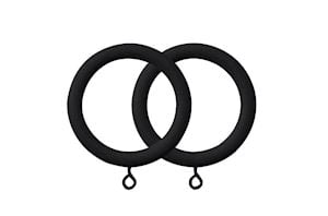 Jones 35mm Shore Wooden Rings Black - Thumbnail 1