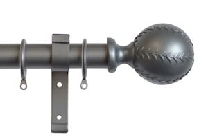 Laura Ashley 28mm Swirl Curtain Pole Grey