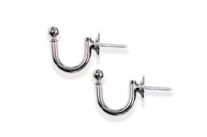 Laura Ashley Chrome Classic Tieback Hook