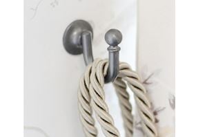 Laura Ashley Grey Classic Tieback Hook - Thumbnail 2