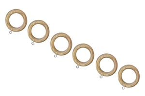 Laura Ashley Haywood 35mm Washed Oak Wooden Rings