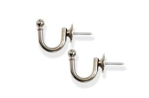 Laura Ashley Matt Nickel Classic Tieback Hook