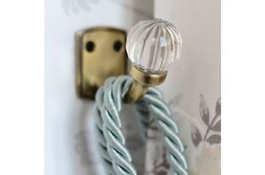 Laura Ashley Vivien Antique Brass Tieback Hook - Thumbnail 2