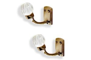 Laura Ashley Vivien Antique Brass Tieback Hook