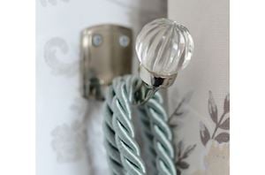 Laura Ashley Vivien Chrome Tieback Hook - Thumbnail 2