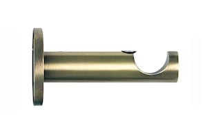 Rolls 19mm Neo Bullet Metal Curtain Pole Spun Brass - Thumbnail 2