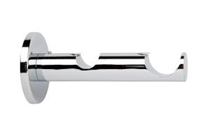 Rolls 19/28mm Neo Metal Double Bracket Chrome