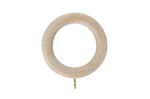 Rolls 35mm Unfinished Wooden Curtain Pole - Thumbnail 2