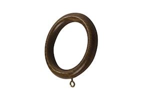 Rolls 45mm Modern Country Sugar Pot Dark Oak Wooden Curtain Pole - Thumbnail 3