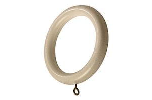Rolls 55mm Modern Country Brushed Cream Wooden Rings