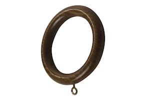 Rolls 55mm Modern Country Sugar Pot Dark Oak Wooden Curtain Pole - Thumbnail 3