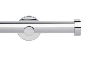 Rolls Neo 35mm End Cap Metal Eyelet Pole Chrome