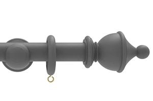 Swish 35mm Romantica Cobble Stone Urn Wooden Curtain Pole