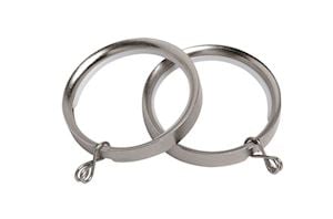 Speedy 28mm Lined Rings Satin Silver