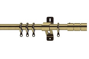 Swish 28mm Elements Brooklyn Antique Brass Metal Curtain Pole