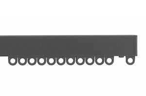 Silent Gliss 1080 Black Uncorded Metal Curtain Track