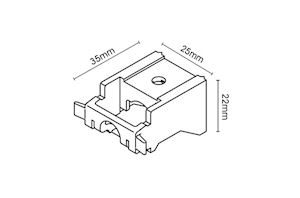 Silent Gliss 1280 Uncorded Aluminium Curtain Track - Thumbnail 4