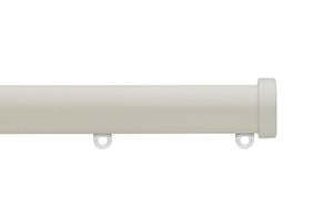 Silent Gliss 7610 30mm Metropole Stud End Cap Ecru Curtain Pole